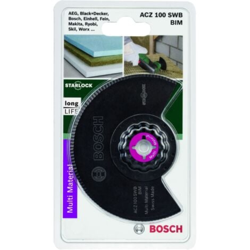 Dents bimétalliques Starlock BIM ACZ 100 SWB 100 BOSCH 2609256976