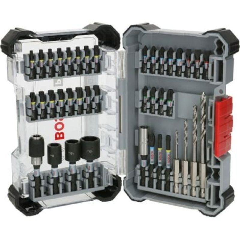 Bosch Embouts de vissage et mèches à bois PRO Impact Set mixte de 40 pièces - 2608521U87