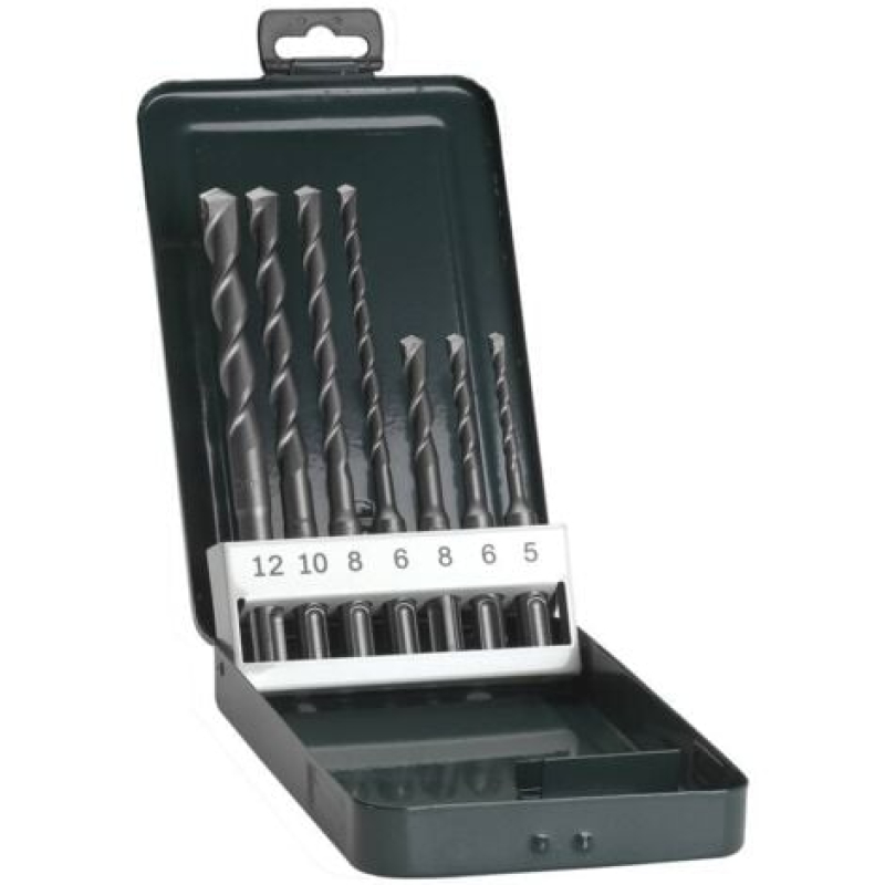 Jeu de forets pour marteau-perforateur 7 pièces SDS-Plus Bosch Outillages 2609255543 1 set