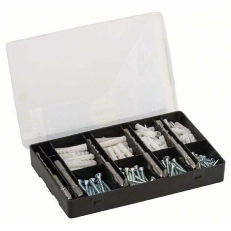 Set de fixation SDS plus-1 Bosch, 173 pièces - 2607017163