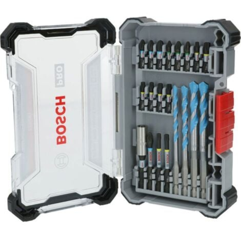 Embouts de vissage PRO Impact et forets Multi Construction Bosch Set mixte de 20 pièces - 2608521U83