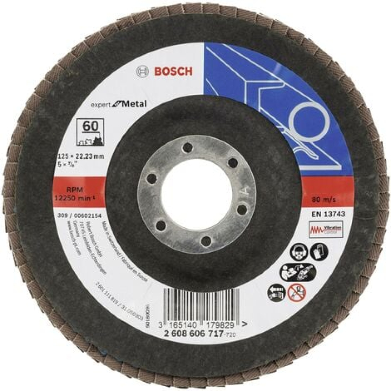 Bosch Outillages 2608606717 X551 Disque segmenté Diamètre 125 mm Ø de perçage 22.33 mm acier 1 pc(s) X985592