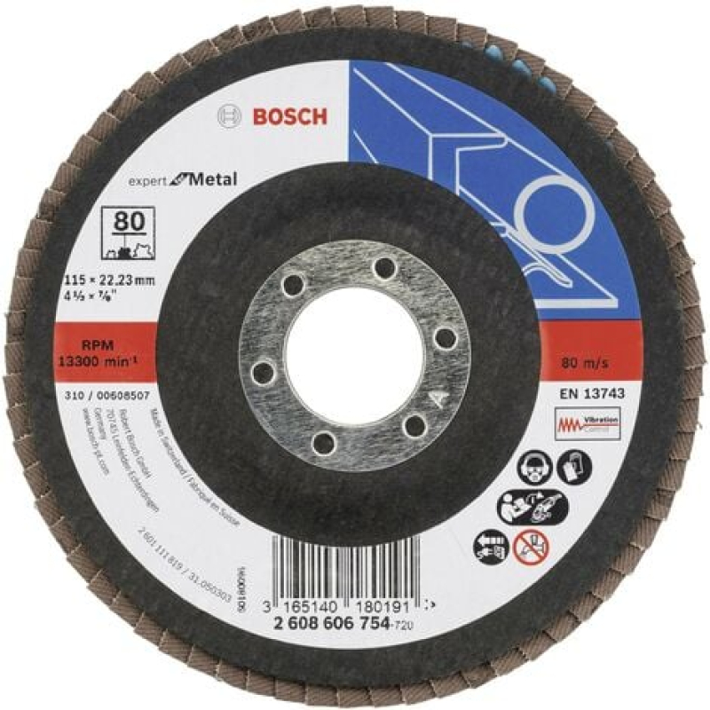 Bosch Outillages 2608606754 X551 Disque segmenté Diamètre 115 mm Ø de perçage 22.33 mm acier 1 pc(s) X985822
