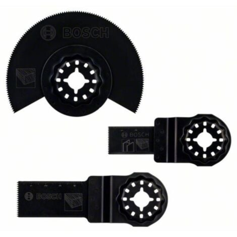 Set d'accessoires pour outils multifonctions, 3 pcs Bosch Outillages 2607017323 N/A