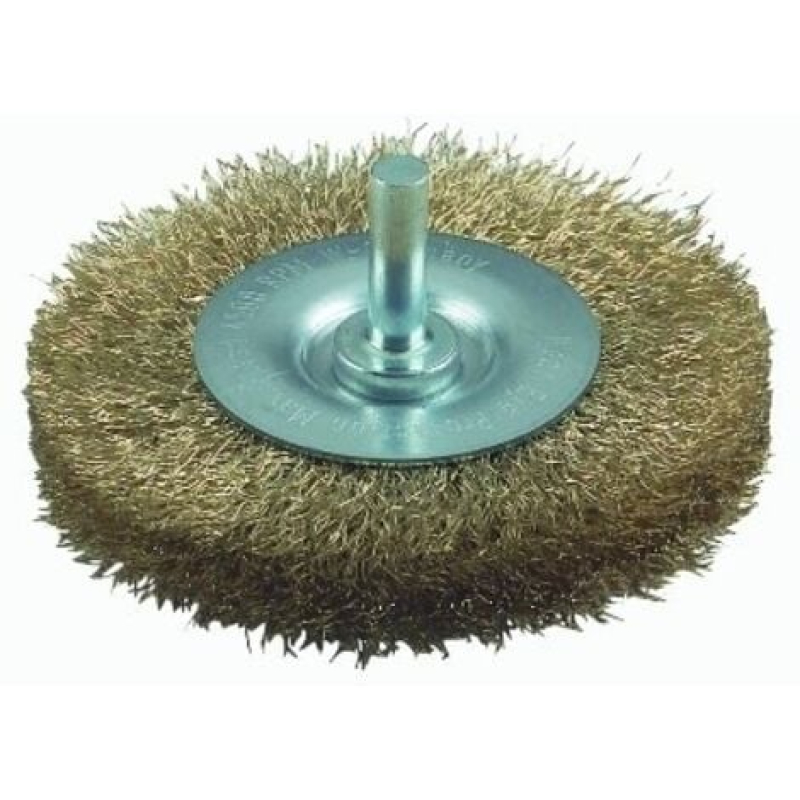 Brosse boisseau pour perceuses - fils ondulés, laitonnés, 75 mm Bosch 2609256529