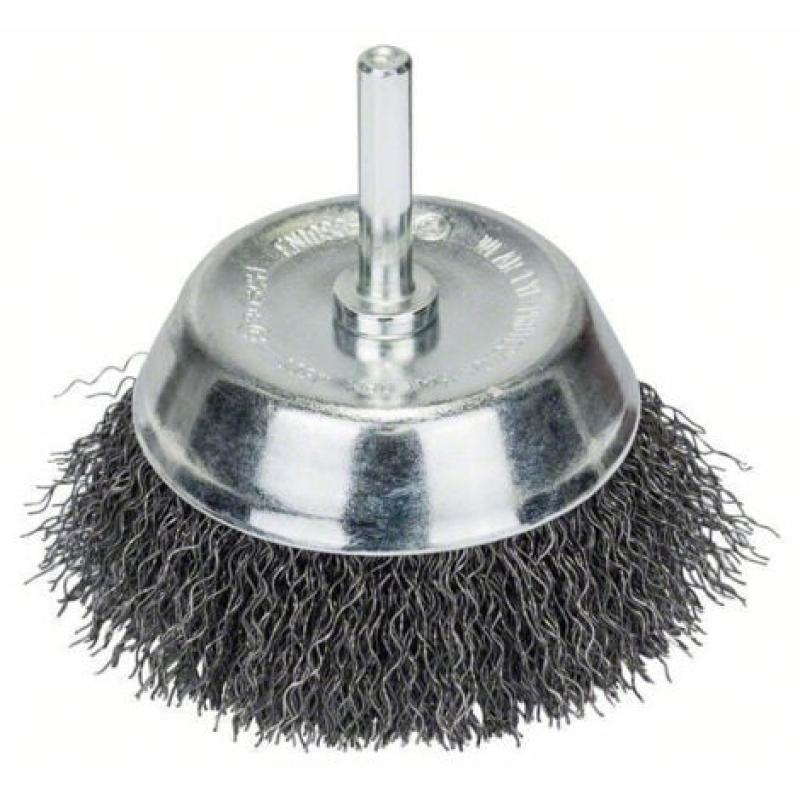Brosse boisseau pour perceuses, à fils ondulés 75 mm /Ø6 mm Bosch 2607017123
