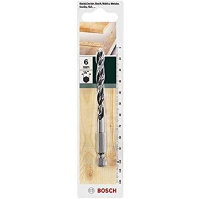 Bosch Accessoires 2609255150 6 mm of adaptateurs hexagonaux pour mèches à bois