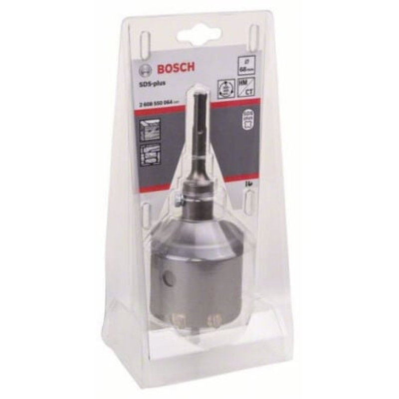 Set de couronnes trépans, 3 pièces, SDS-plus, 68 x 60 mm Bosch Outillages 2608550064 68 mm 3 pièces 1 set