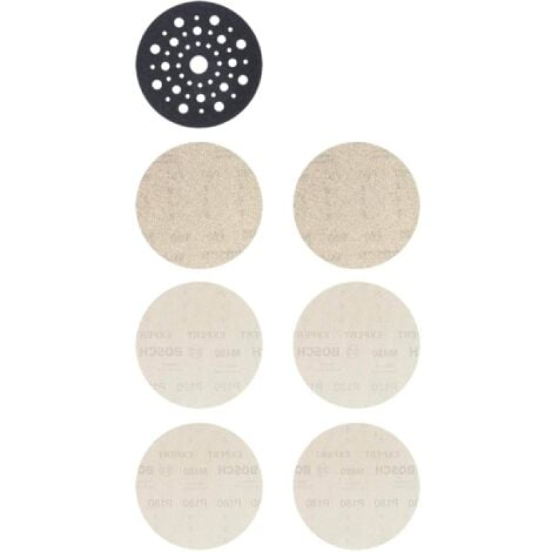 Kit de disques abrasifs réticulés Expert M480 125mm - BOSCH - 2608901202