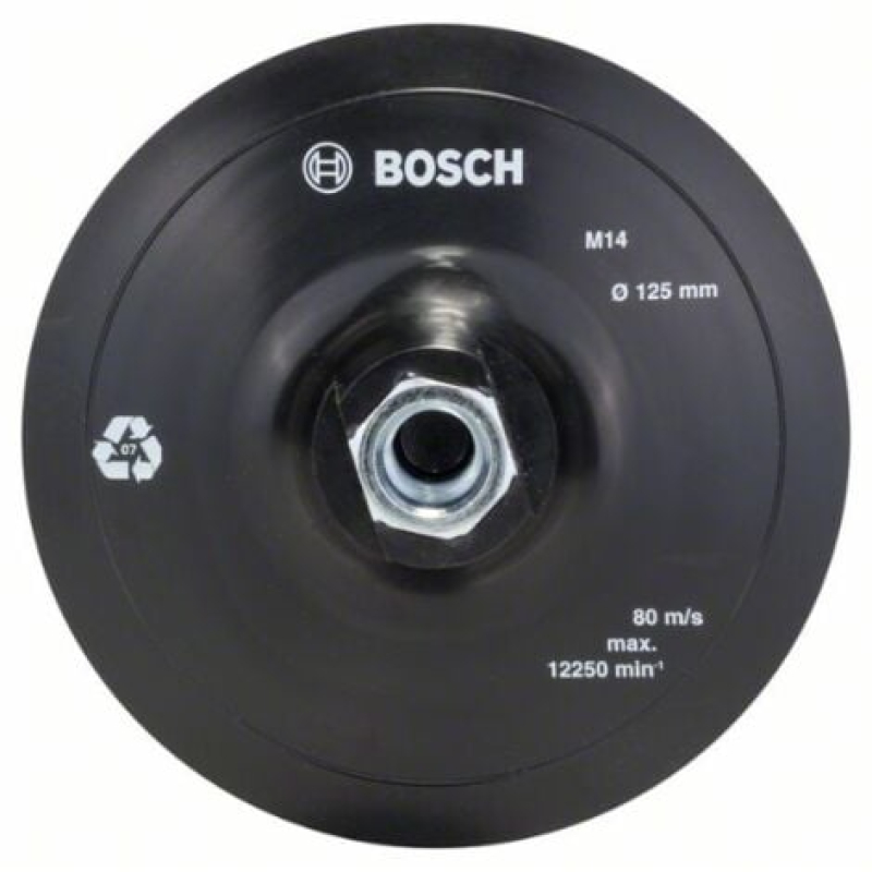 Bosch 2609256272 Plateau de ponçage caoutchouc pour meuleuse