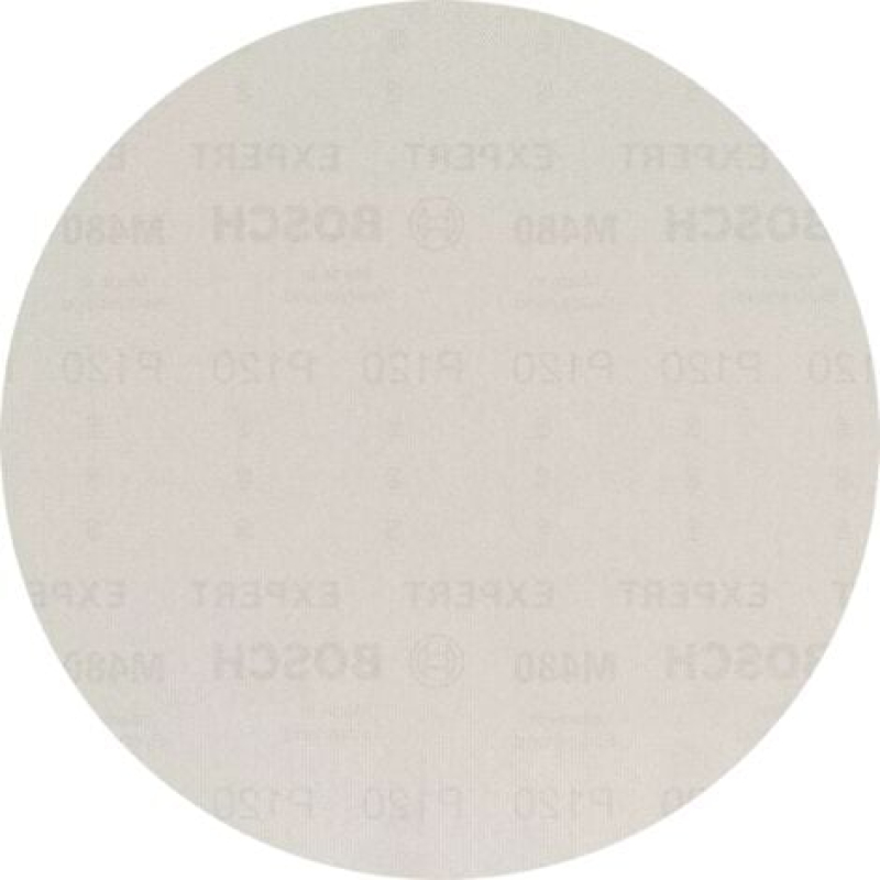 Disques Abrasifs BOSCH Expert M480 - Ø125 mm - Boite de 5 pièces - Grain 180 - 2608901638