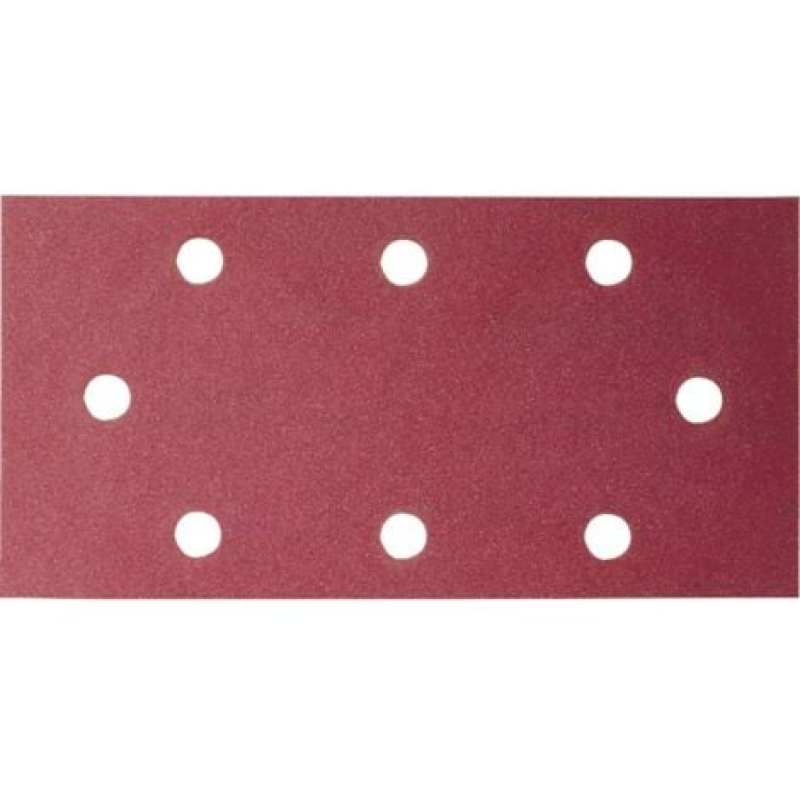Papier abrasif pour ponceuse vibrante avec bande auto-agrippante, perforé Bosch Outillages 2609256A89 Grain 80 (L x l)