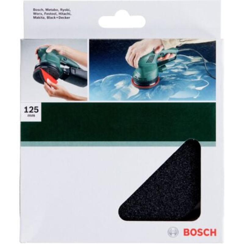 Éponge à polir pour ponceuses excentriques, 125 mm Bosch Outillages 2609256051 N/A