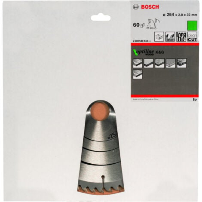 Lame de scie circulaire PRO Wood 254 x 2,8 x 30 mm Bosch - 2608640444