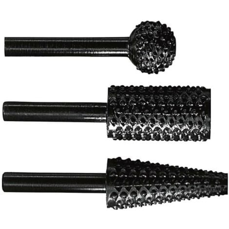 Assortiment de 3 râpes à bois Ø6mm Bosch 2609255302 C96849