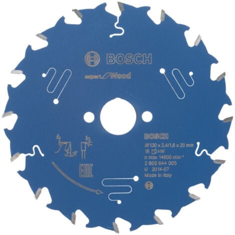 Lame de scie circulaire Bosch Expert Wood 2608644005 130x2,4x20 16Z