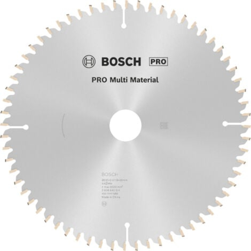 Lame de scie circulaire Bosch MultiMaterial 235x2,4x30 64Z - 2608640514