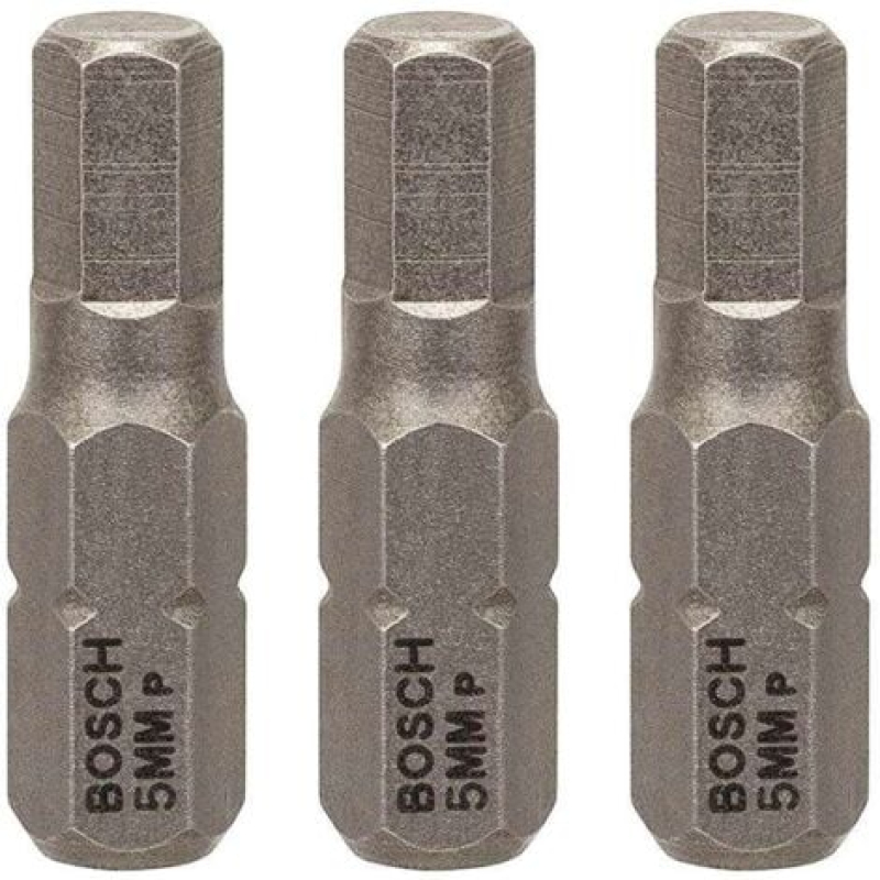 Embouts de vissage BOSCH 2607001726 extra-dure HEX5 3 pièces