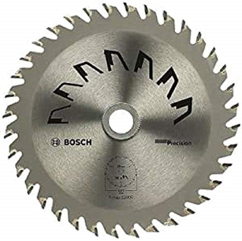 Bosch 1x Lame de Scie Circulaire Precison (pour Bois, Ø 127 x 2.5/1.5 x 20/12.75 mm, 36 Dents, ATB, avec 1x Bague de Réduction 1