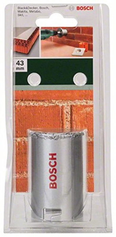 Bosch Outillages 2609255621 Scies-trépan à concrétion carbure Diamètre 43 mm