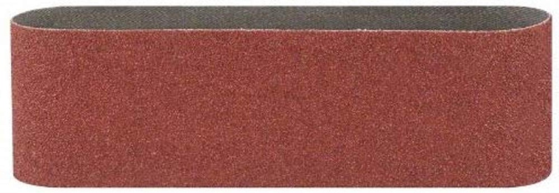 Bosch Outillages 2609256222 Bandes abrasives pour Ponceuses à bande Qualité rouge 100 x 560, 40 Grain, Lot de 3 feuilles