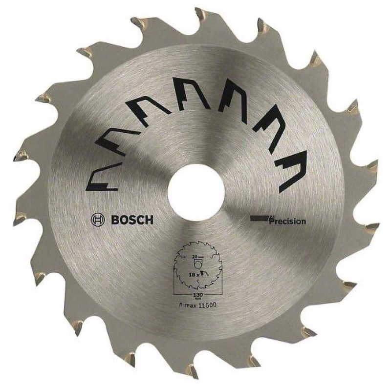 Bosch 1x Lame de Scie Circulaire Precison (pour Bois, Ø 184 x 2.5/1.5 x 20/16 mm, 40 Dents, ATB, avec 1x Bague de Réduction 16 m