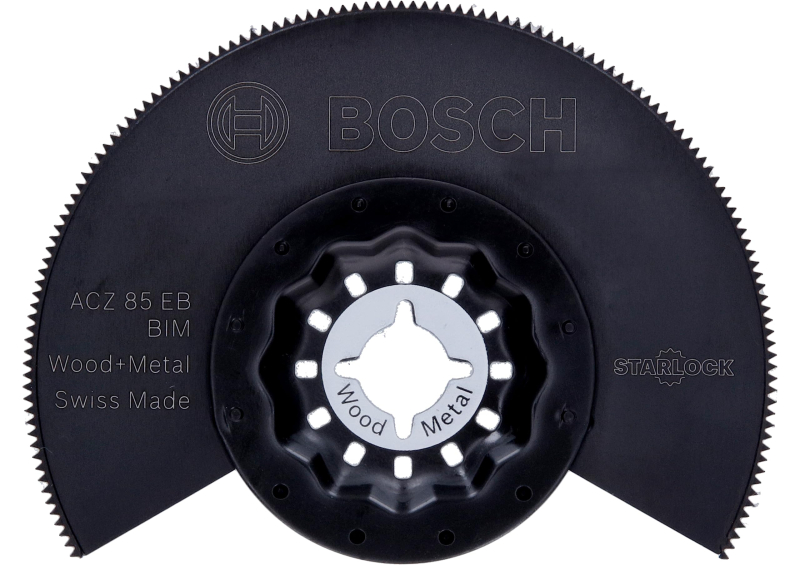 Bosch Outillages 2609256943 Lame pour Scie segment ACZ 85 EB Bois et métal 85 mm accessoire Starlock