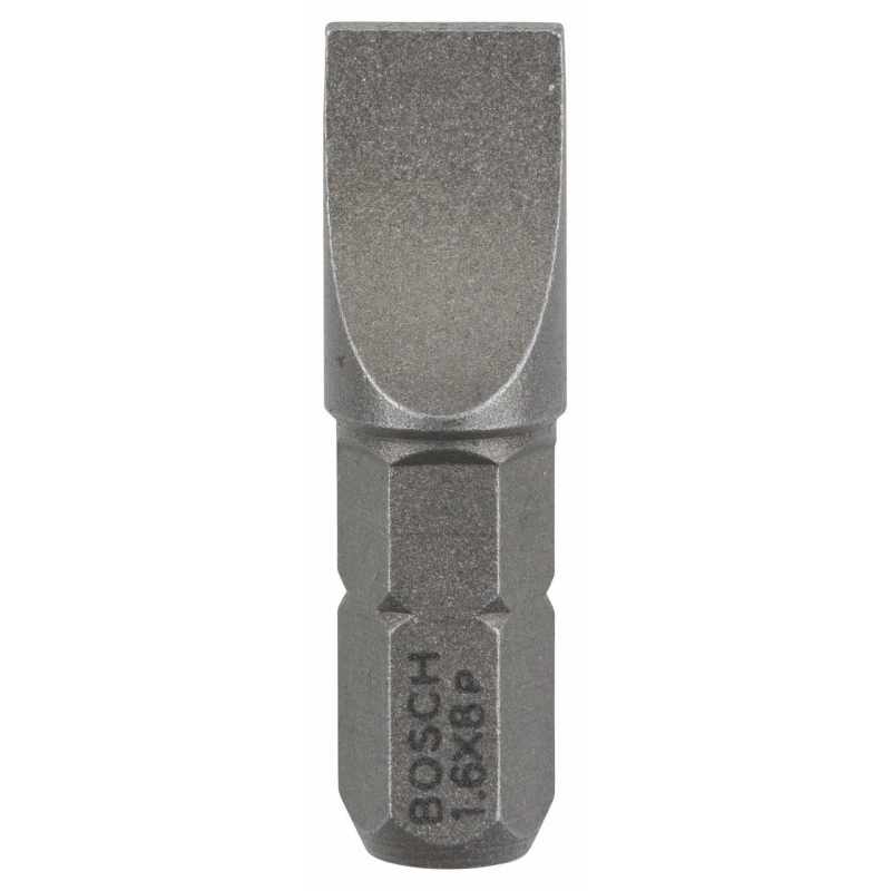 Bosch Outillages 2607001472 2607001472-Embout à visser S Extra-dur, 0x25mm: 25 uds, Gris, S 1,6x8,0, 25 mm