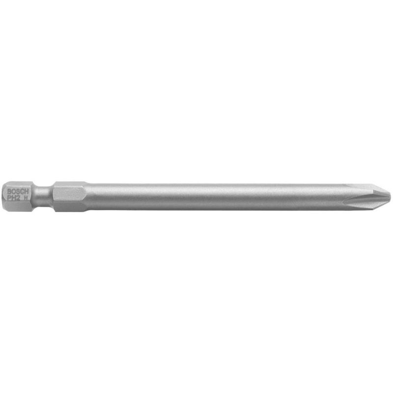 Bosch Outillages 3 Pièces Jeu de Embouts de Vissage Extra Dure pour Vis Cruciformes, PH2 Epaisseur, 89mm Longueur