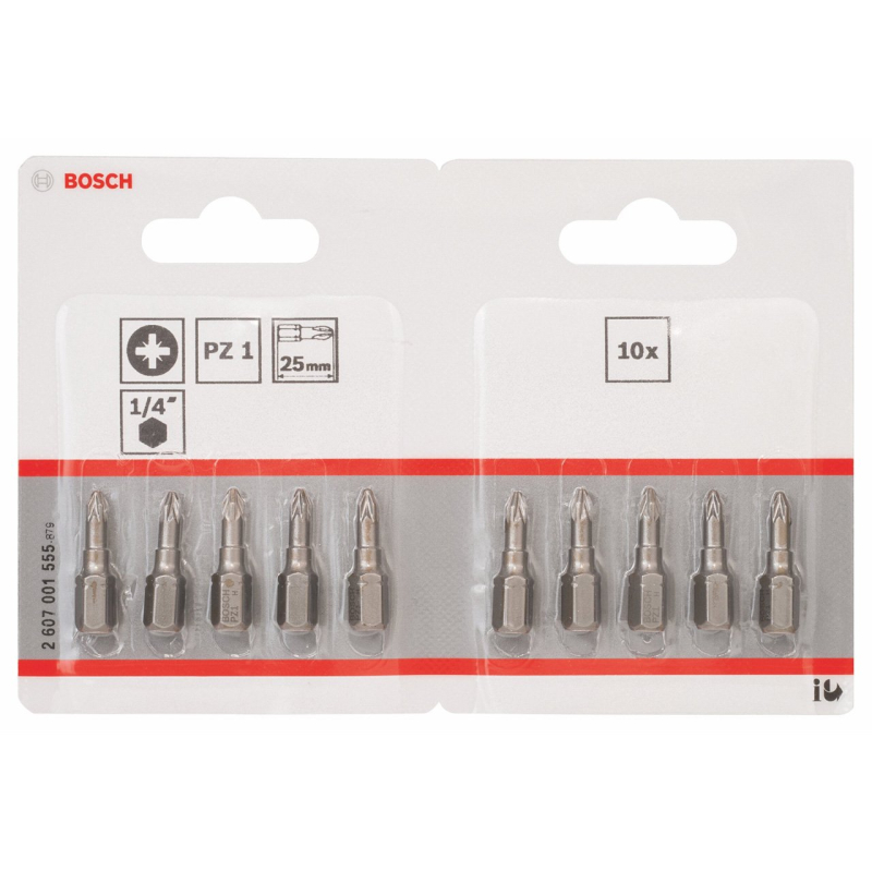 Bosch Outillages 2607001555 Embout de vissage renforcé PZ 1 25 mm