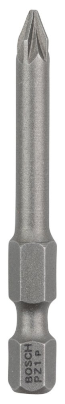 Bosch Outillages 3 Pièces Jeu de Embouts de Vissage Extra Dure pour Vis Pozidriv, PZ1 Epaisseur, 49mm Longueur