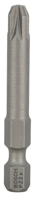 Bosch Outillages 3 Pièces Jeu de Embouts de Vissage Extra Dure pour Vis Pozidriv, PZ3 Epaisseur, 49mm Longueur