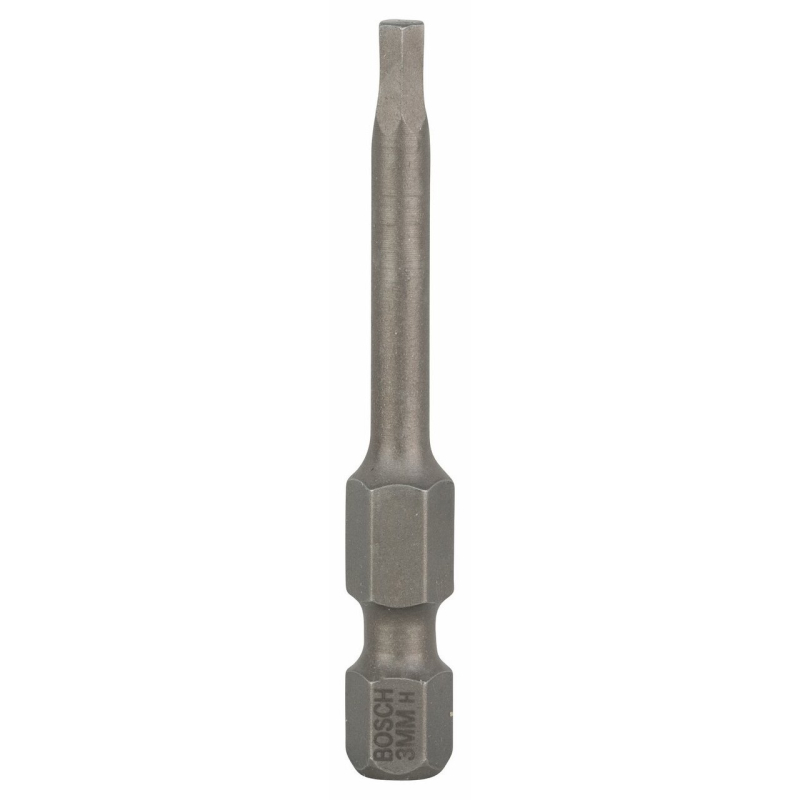Bosch Outillages 3 Pièces Jeu de Embouts de Vissage Extra Dure pour Vis à Six Pans Creux, HEX3 Epaisseur, 49mm Longueur