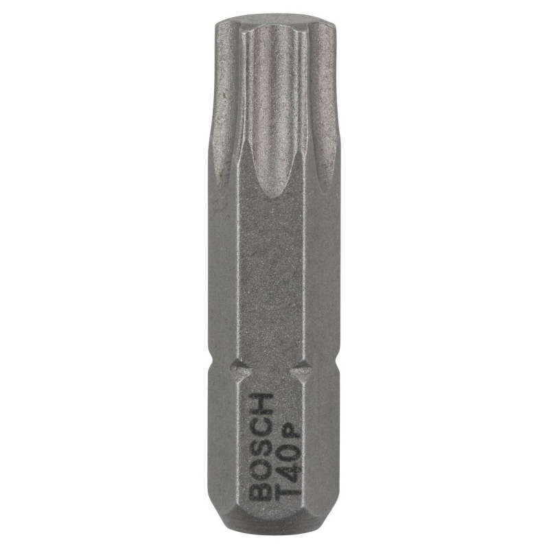 Bosch Outillages 25 Pièces Jeu de Embouts de Vissage Qualité Extra-dure pour Vis Torx, T40 Epaisseur, 25mm Longueur