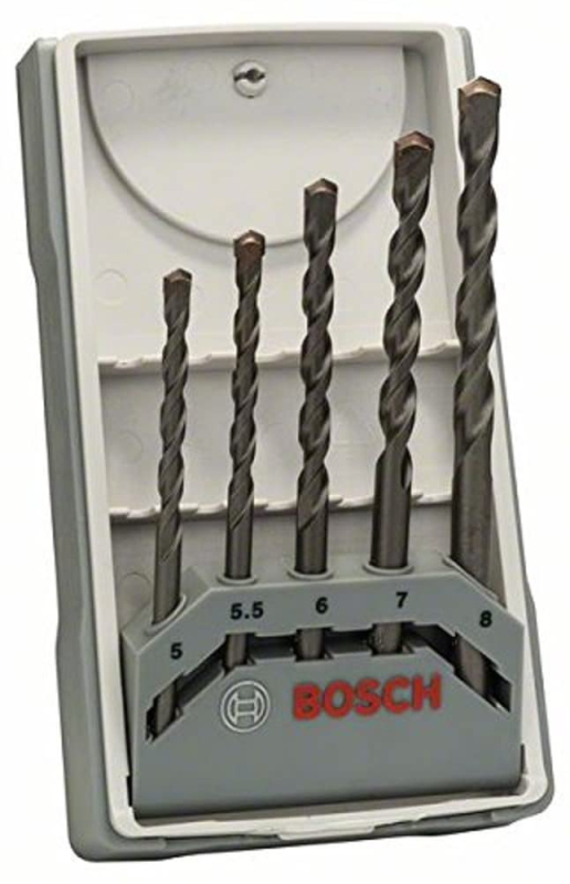 Bosch Professional 5 pièces CYL-3 Jeu de forets à béton Set (pour béton, Ø 58 mm, accessoires perceuse à percussion)