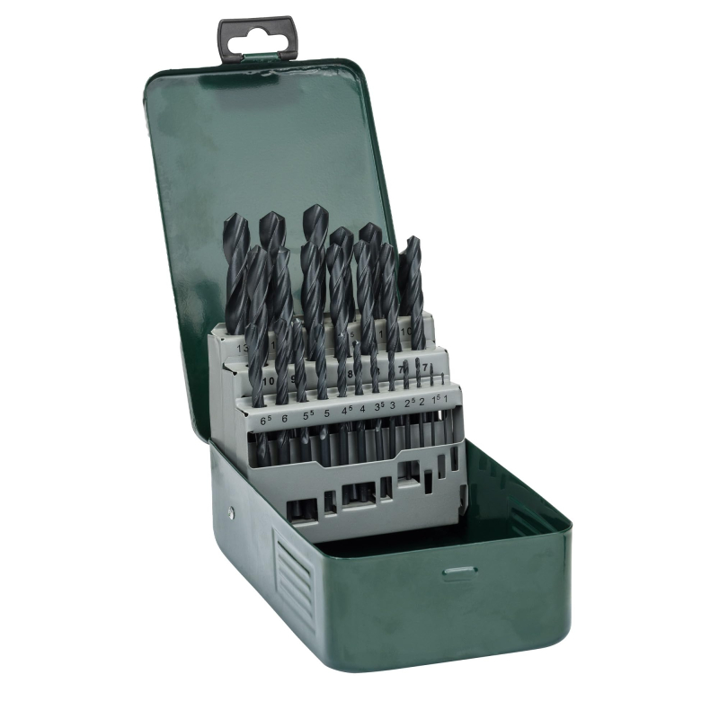 Bosch Outillages 2607019446 Coffret de mèches HSS-R Lot de 25 Noir