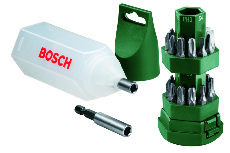 Bosch Outillages 2607019503 Tonnelet d'embouts de vissage 24 embouts de vissage 25 pièces