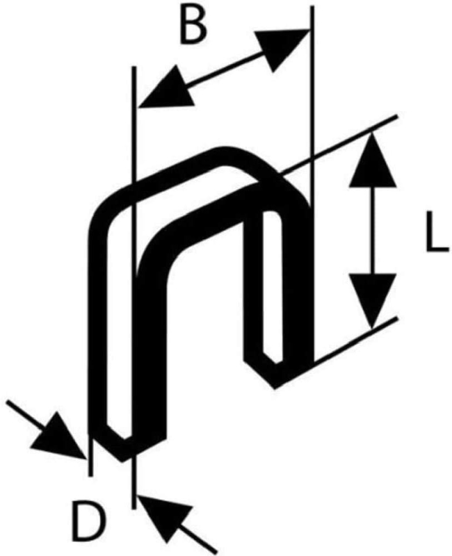 Bosch Outillages 2608200702 Agrafe 1,2/25 mm