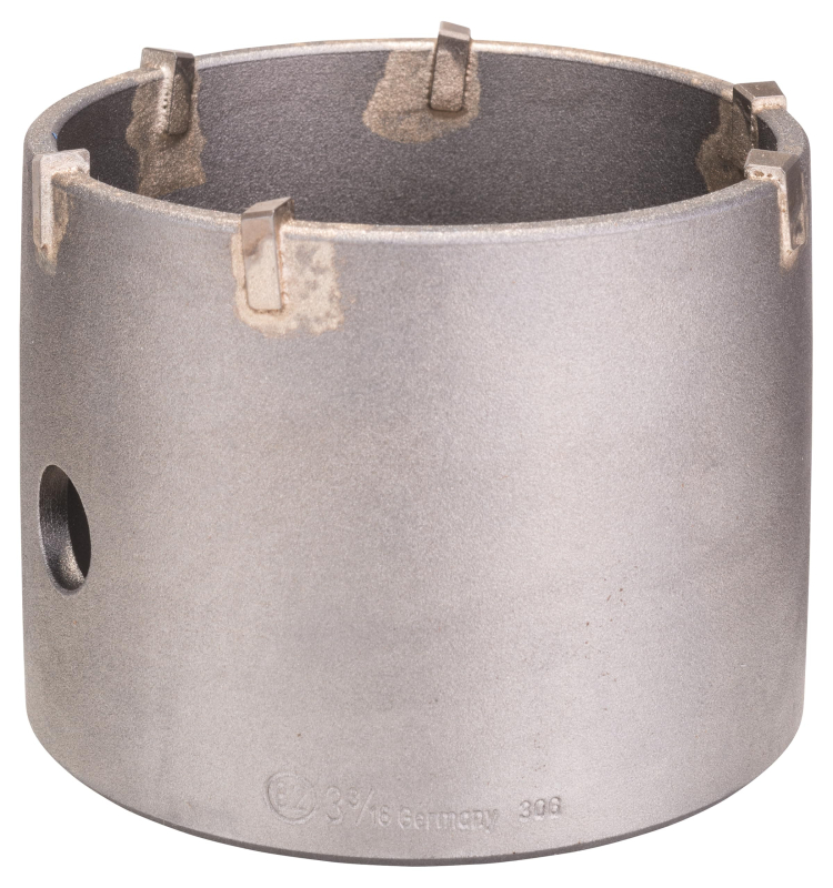 Couronne-Trépan SDS Plus-9 pour Adaptateur Six Pans, 6 Dents, 82mm Diamètre