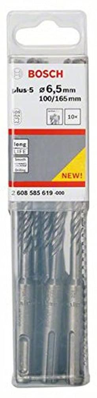Bosch 2608585609 Foret SDS-plus-5 pour marteau perforateur Ø 3,5 mm Longueur 160 mm 10 pièces