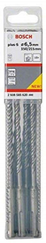 Bosch 2608585620 Foret SDS-plus-5 pour marteau perforateur Ø 6,5 mm Longueur 215 mm 10 pièces