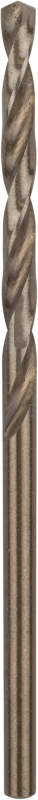 Forêt à Métaux Rectifié HSS-Co, DIN 338, 135° Angle de Coupe, 36mm Longueur Utile, 3.3mm Diamètre, Lot de 10