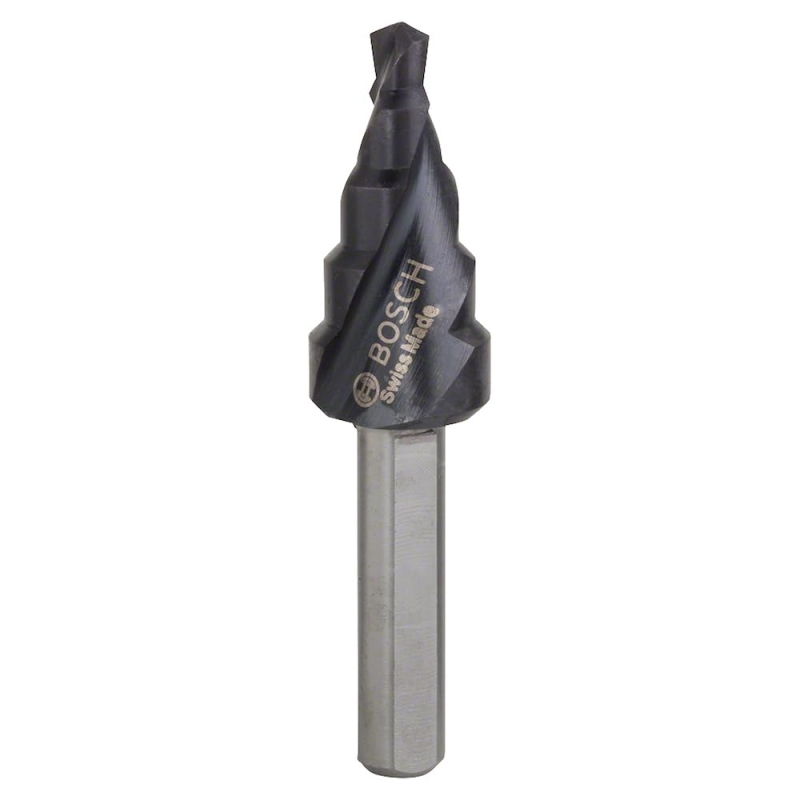 Bosch 2608588064 Fraise étagée queue 3 pans Longueur 50 mm Exécution HSS-AlTIN