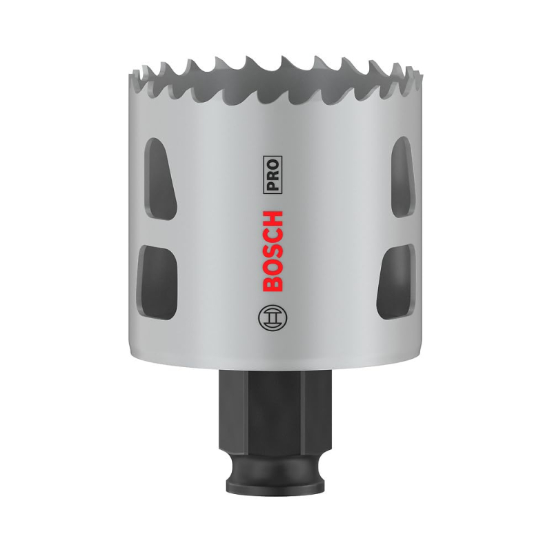 Bosch 1x Scie trépan PRO Multi Material Power Change Plus (pour Bois résineux, Cloison sèche, Ø 51 mm, Professional Accessoire P