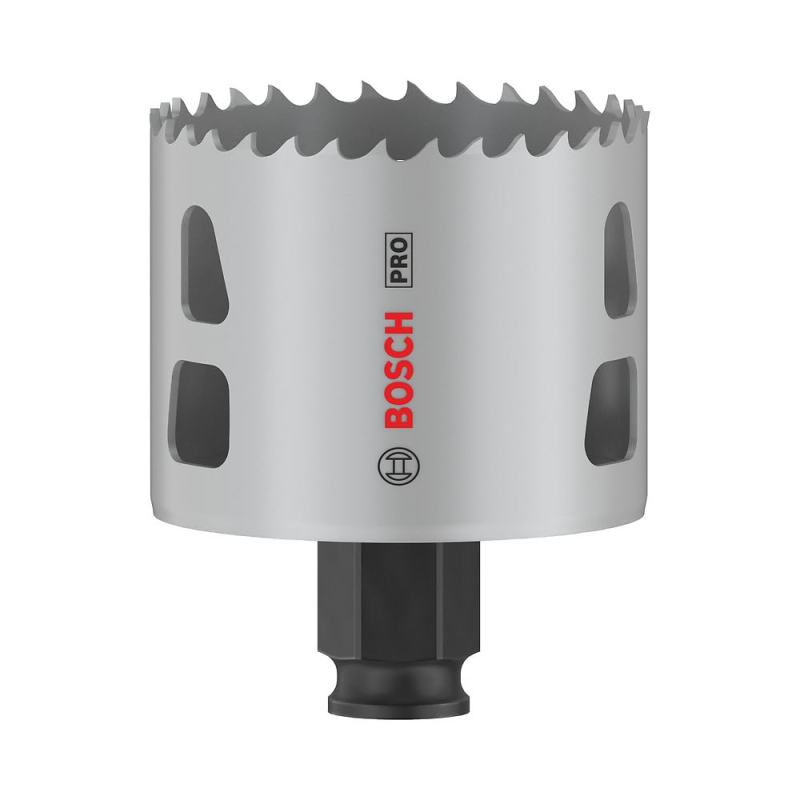 Bosch 1x Scie trépan PRO Multi Material Power Change Plus (pour Bois résineux, Cloison sèche, Ø 60 mm, Professional Accessoire P
