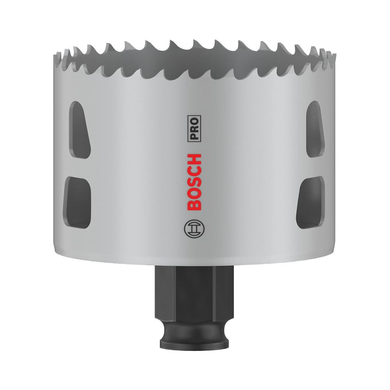 Bosch 1x Scie trépan PRO Multi Material Power Change Plus (pour Bois résineux, Cloison sèche, Ø 70 mm, Professional Accessoire P