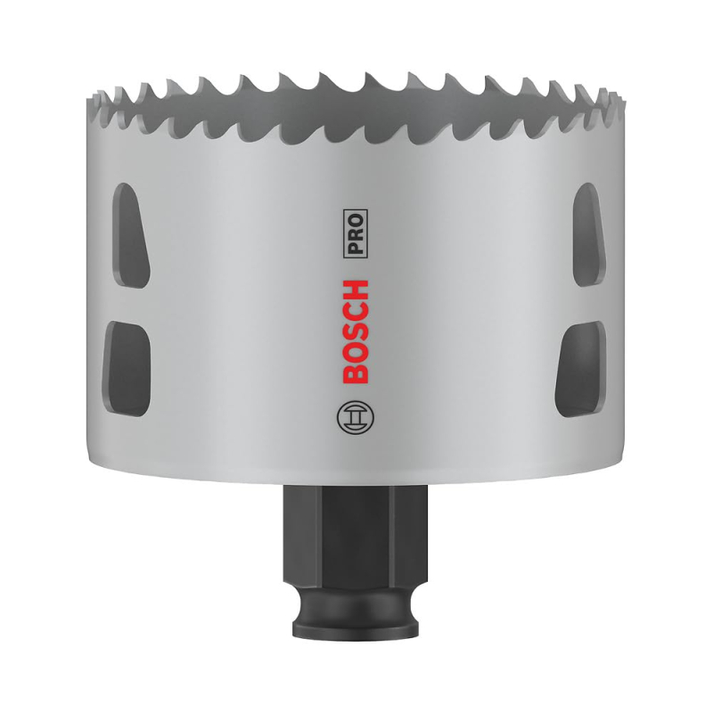Bosch 1x Scie trépan PRO Multi Material Power Change Plus (pour Bois résineux, Cloison sèche, Ø 73 mm, Professional Accessoire P