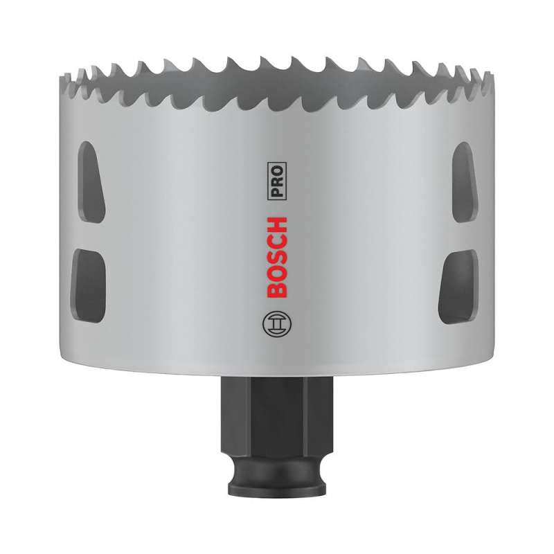 Bosch 1x Scie trépan PRO Multi Material Power Change Plus (pour Bois résineux, Cloison sèche, Ø 76 mm, Professional Accessoire P