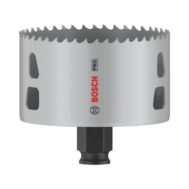 Bosch 1x Scie trépan PRO Multi Material Power Change Plus (pour Bois résineux, Cloison sèche, Ø 83 mm, Professional Accessoire P