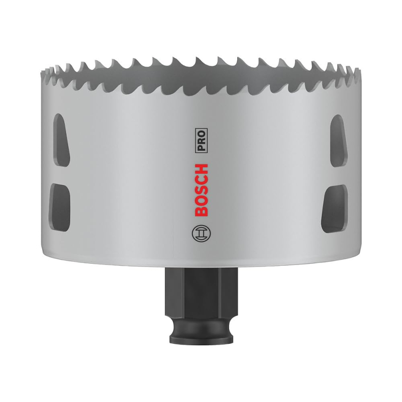 Bosch 1x Scie trépan PRO Multi Material Power Change Plus (pour Bois résineux, Cloison sèche, Ø 86 mm, Professional Accessoire P